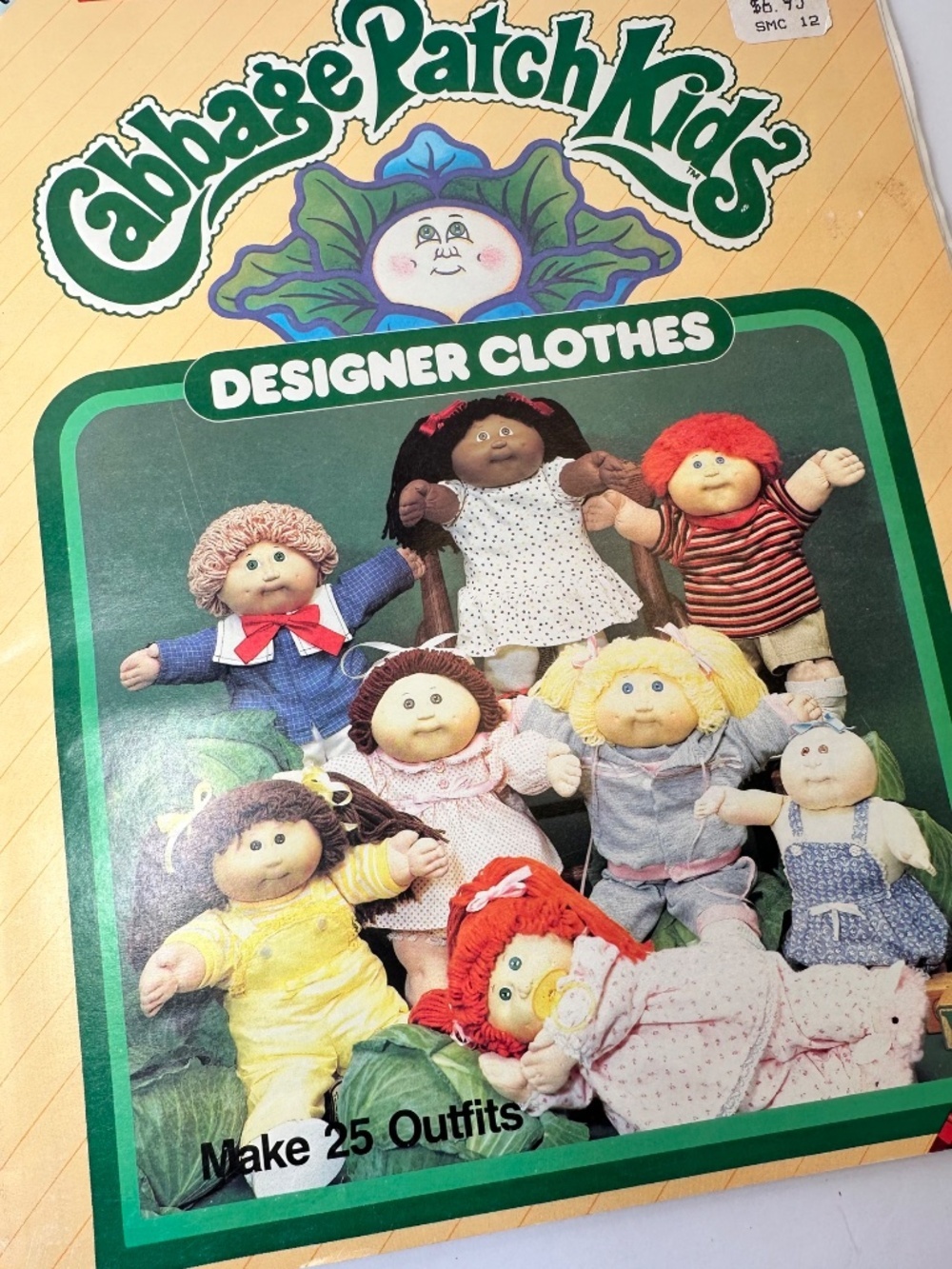 Vintage 1984 Cabbage Patch Kids Sewing Pattern Book #7686 UNCUT Complete - Picture 2 of 16